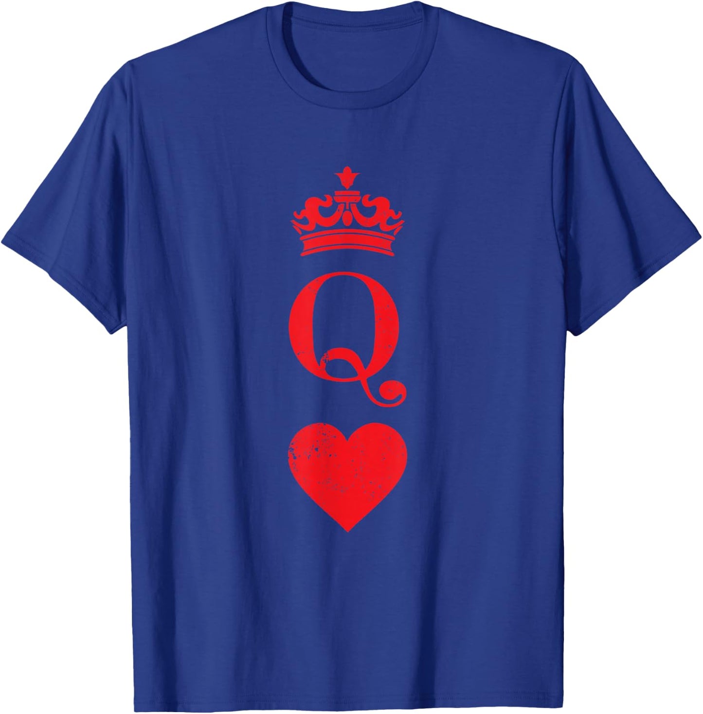 Queen of Hearts Vintage Poker Playing Cards Queen T-Shirt - T-Shirt | Royal