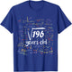 Square Root Of 196 - 14th Birthday 14 Year Old Math Bday T-Shirt - T-Shirt | Royal