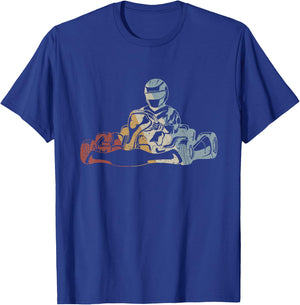 Go-Kart Retro Style Vintage T-Shirt - T-Shirt | Royal