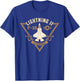 F 35 Jet Fighter Military Aircraft Design T-Shirt - T-Shirt | Royal