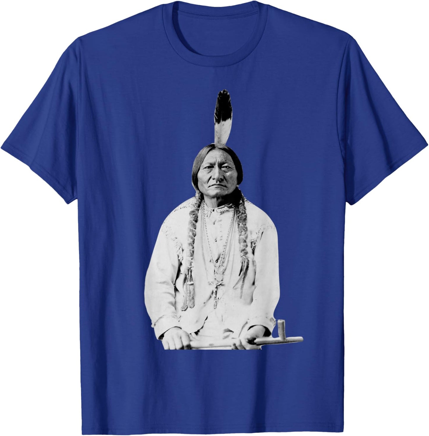 Sitting Bull Native American Indian Chief Lakota Sioux Gift T-Shirt - T-Shirt | Royal