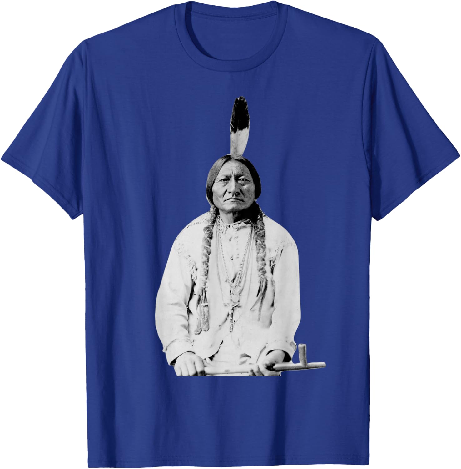 Sitting Bull Native American Indian Chief Lakota Sioux Gift T-Shirt - T-Shirt | Royal