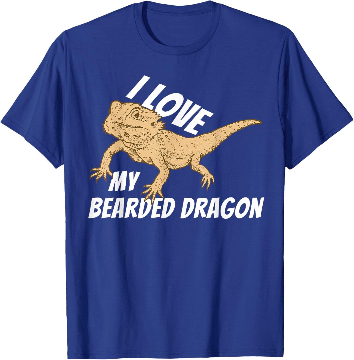 I Love My Bearded Dragon Shirt T-Shirt - T-Shirt | Royal