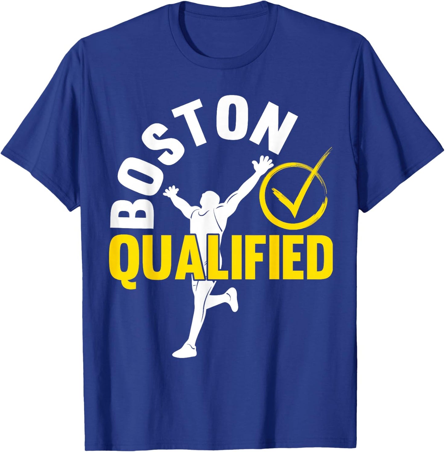 Boston Qualifier Proud Marathon Running T-Shirt - T-Shirt | Royal
