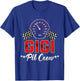 GIGI Racing Car Birthday Party Family Matching Pit Crew T-Shirt - T-Shirt | Royal