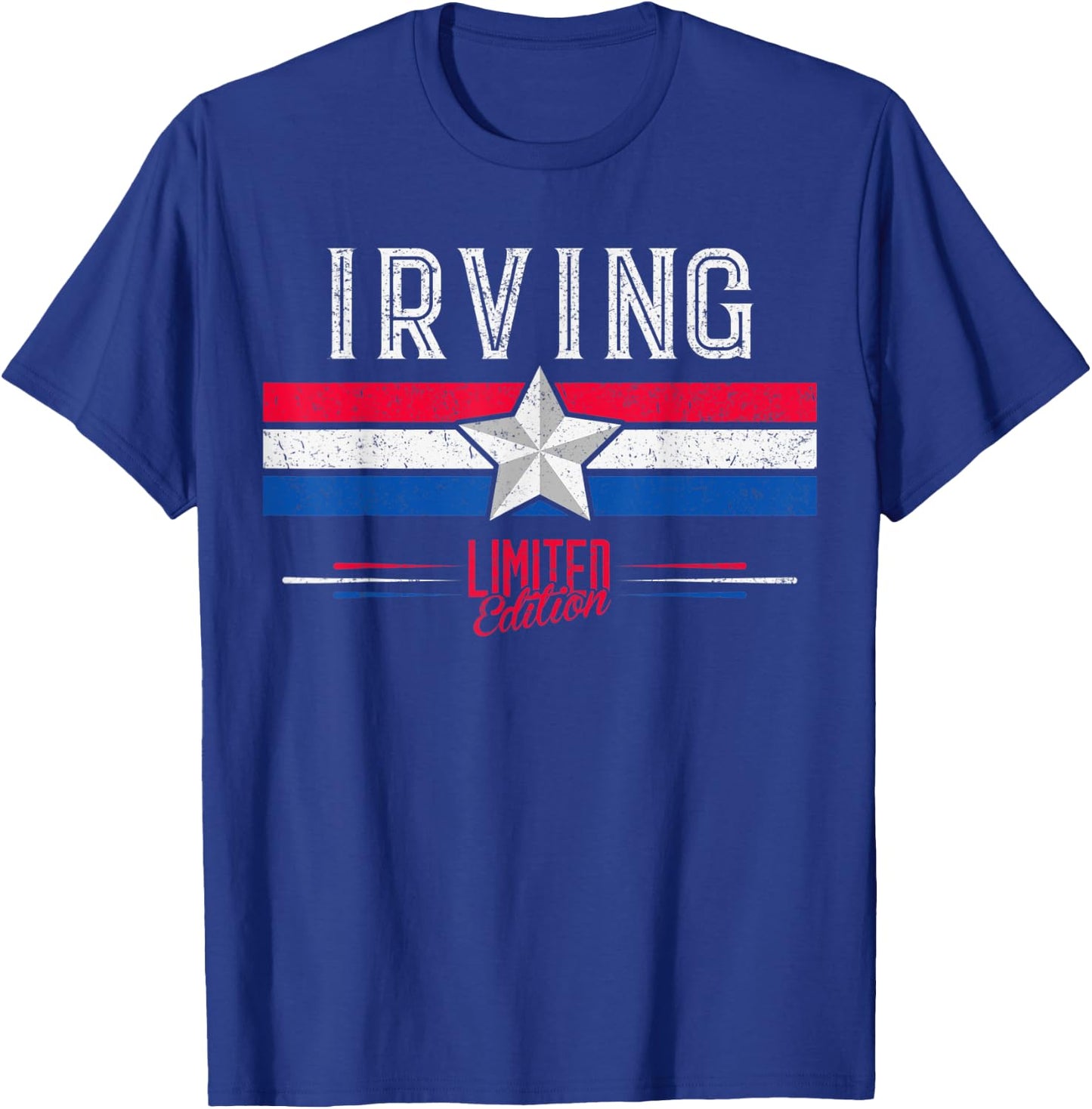 Irving Retro Vintage Shirt Gift Women Men Kids T-Shirt - T-Shirt | Royal
