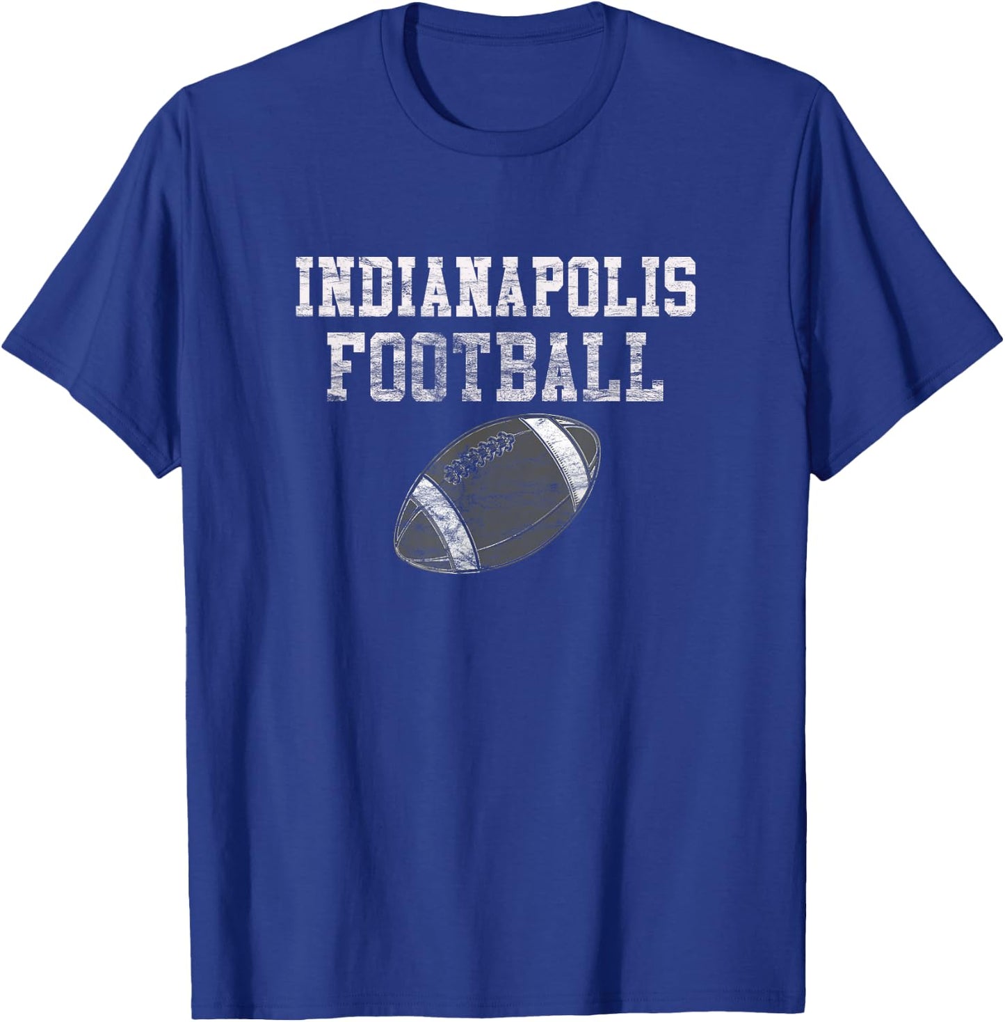 Vintage Indianapolis Football T-Shirt - T-Shirt | Royal