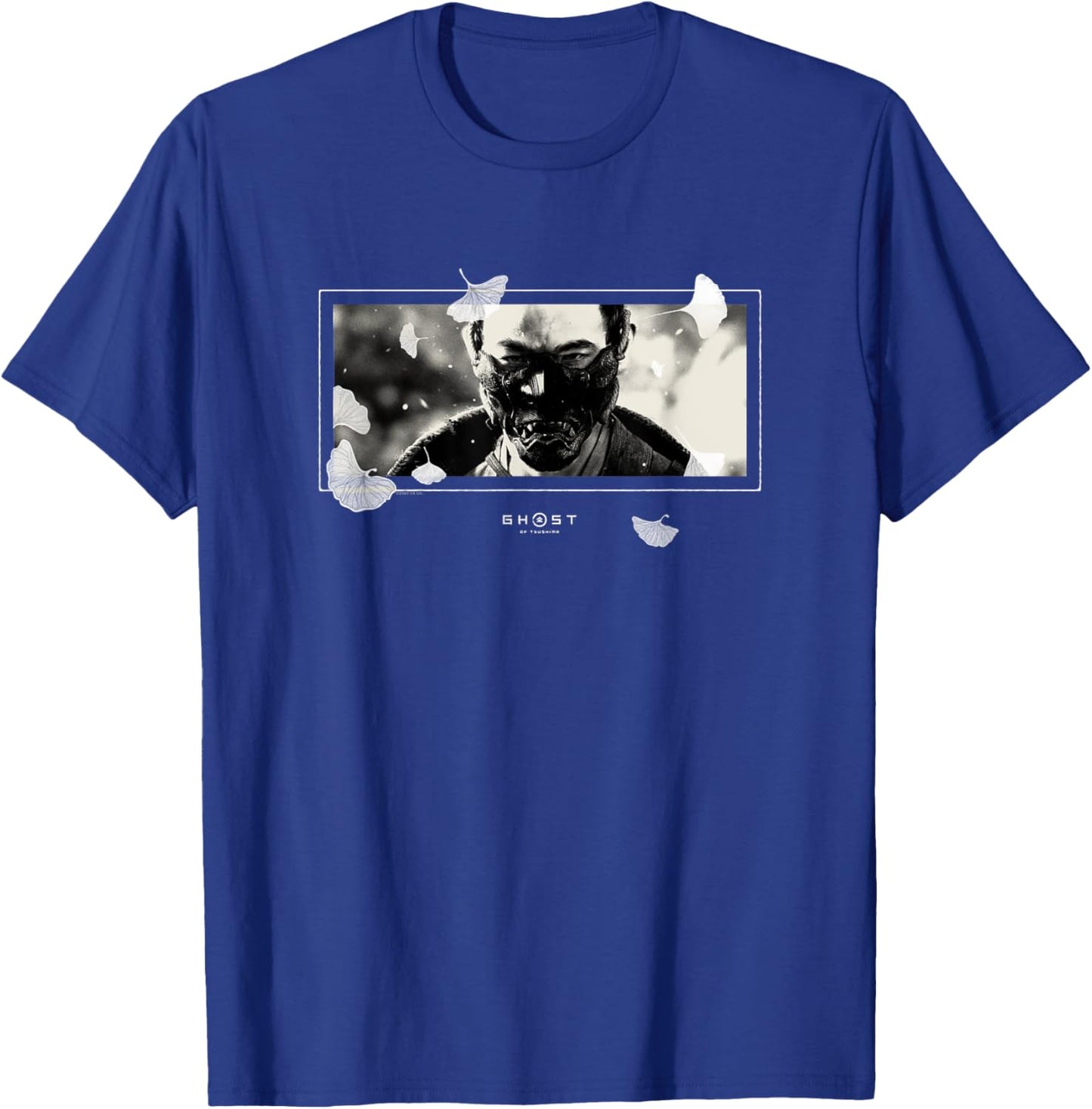 Ghost of Tsushima White Falling Leaves T-Shirt - T-Shirt | Royal