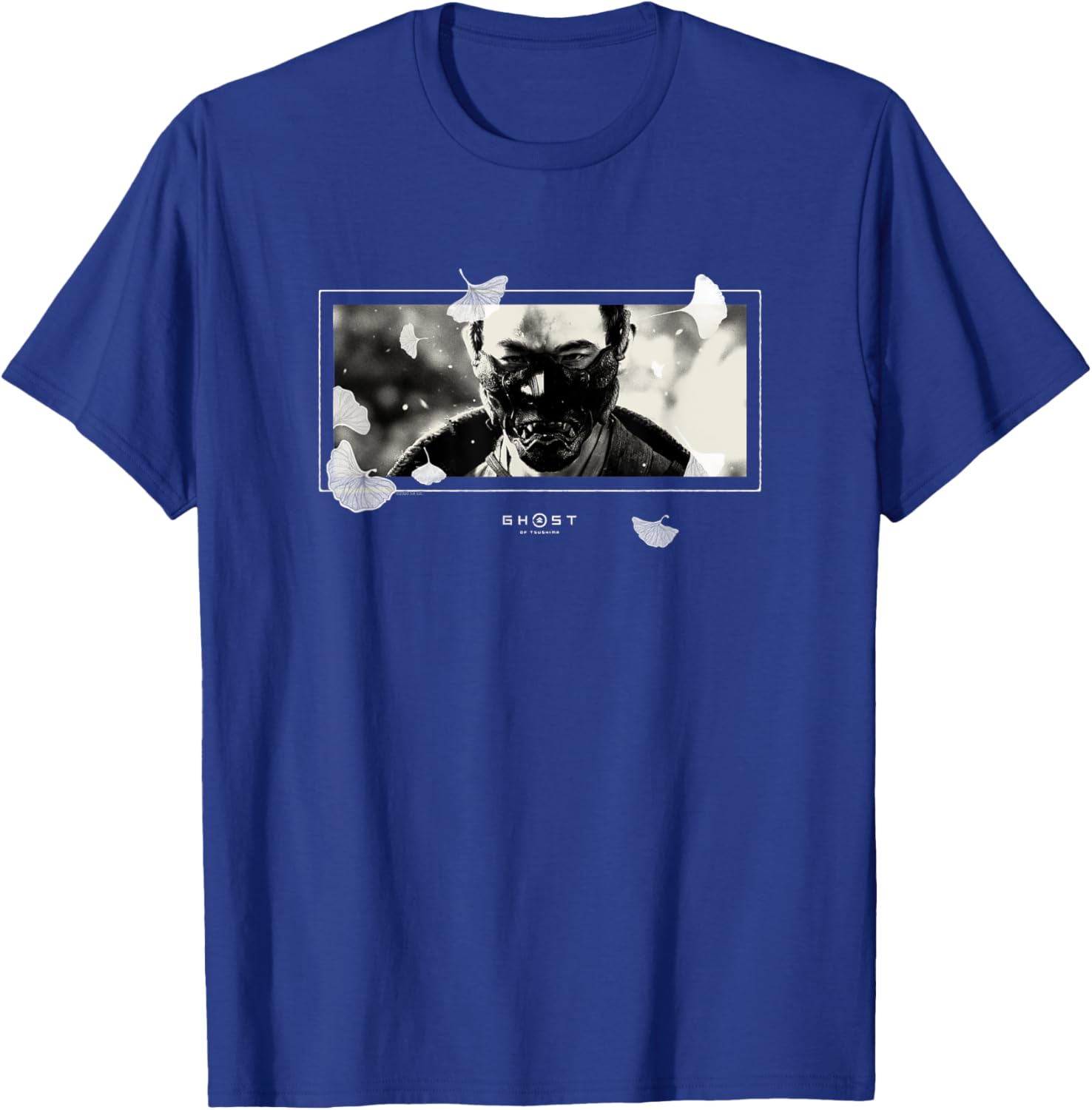 Ghost of Tsushima White Falling Leaves T-Shirt - T-Shirt | Royal