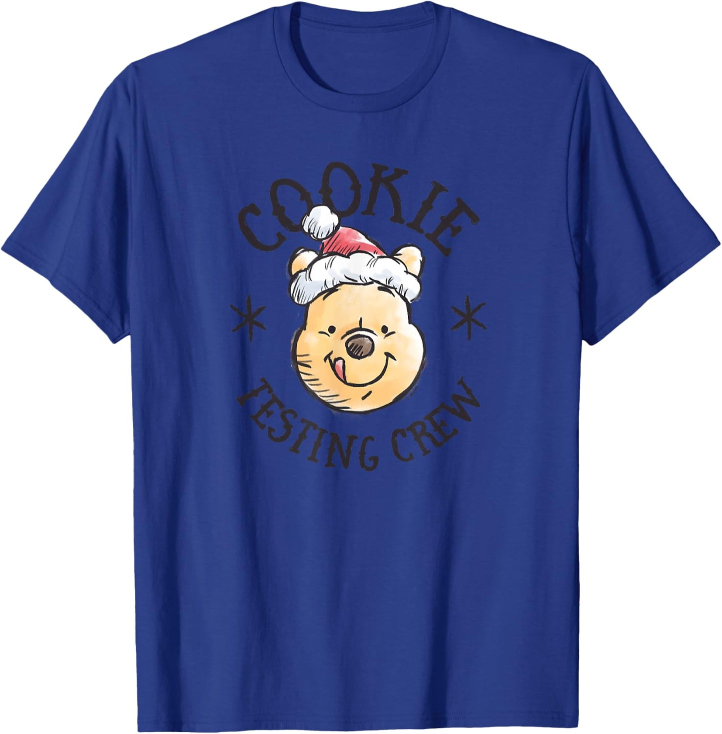 Winnie the Pooh - Holiday Pooh Bear Cookie Testing Crew T-Shirt - T-Shirt | Royal