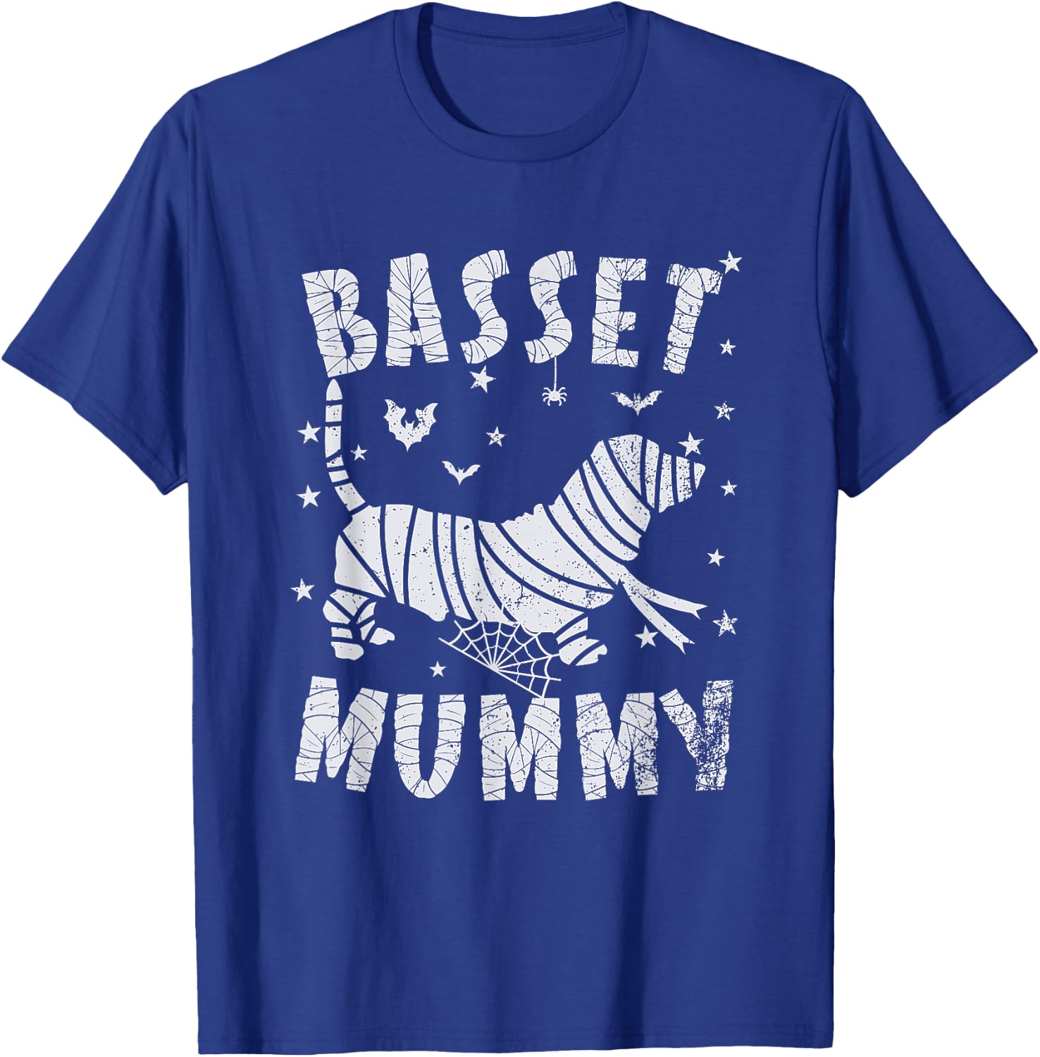 Basset Hound Mummy - Halloween T-Shirt - T-Shirt | Royal