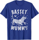 Basset Hound Mummy - Halloween T-Shirt - T-Shirt | Royal