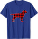 Christmas Buffalo Plaid Labrador Shirt, Christmas Dog Pajama Women Kids T-Shirt - T-Shirt | Royal