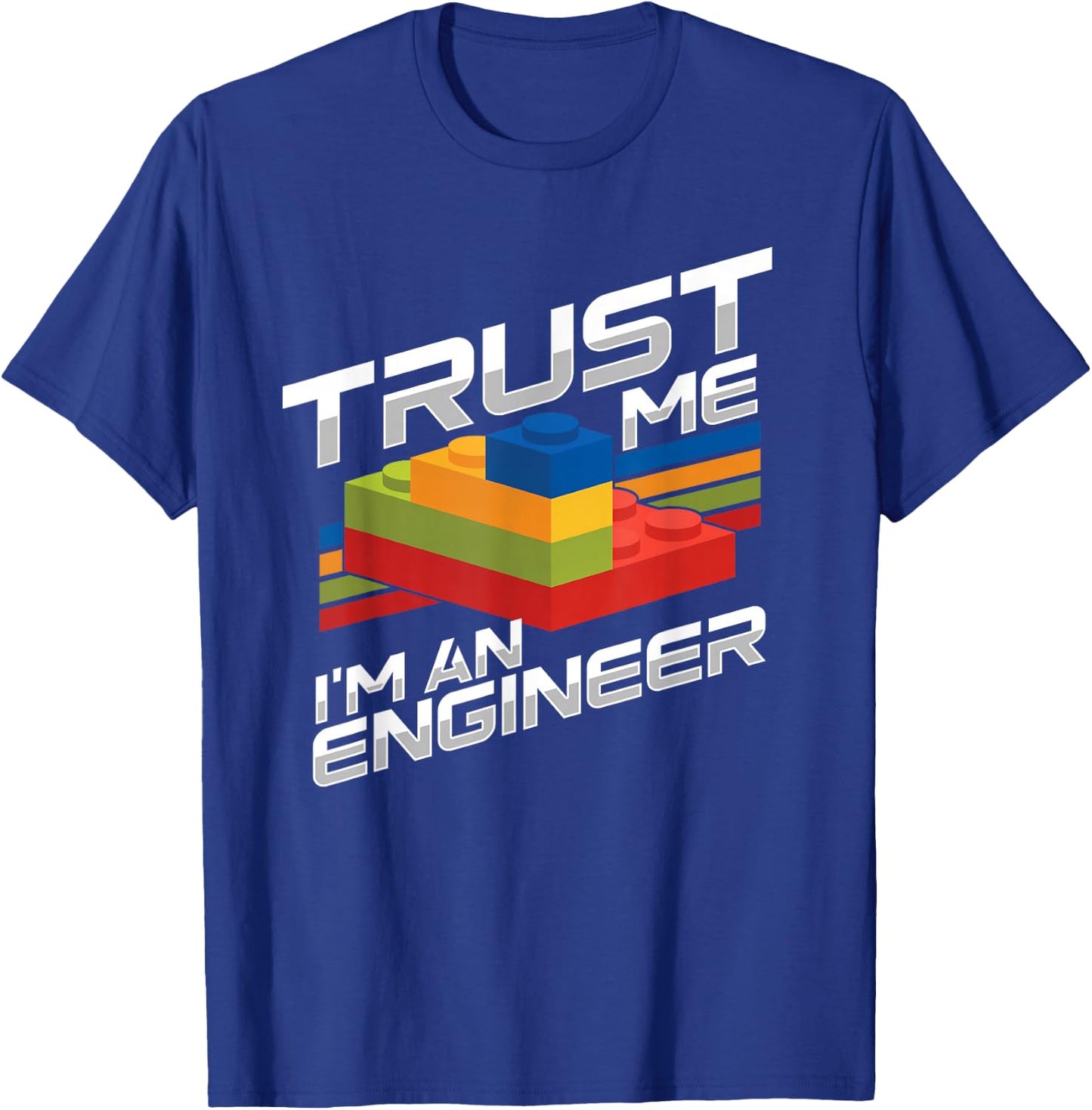 Trust Me I Am An Engineer | Kids Children Master Builder T-Shirt - T-Shirt | Royal
