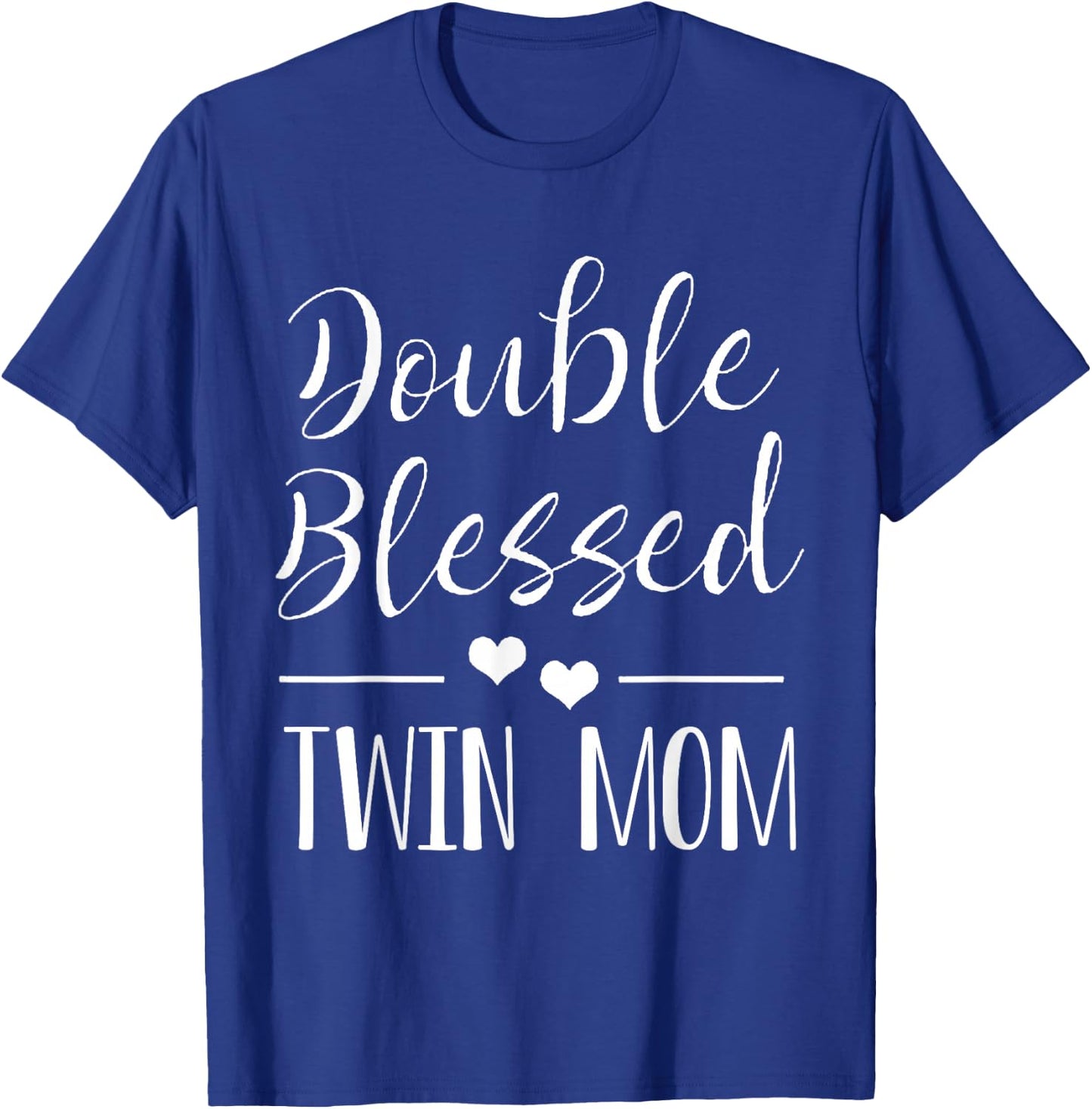 Twin Mama Twin Mom to Be Pregnancy Announcement T-Shirt - T-Shirt | Royal
