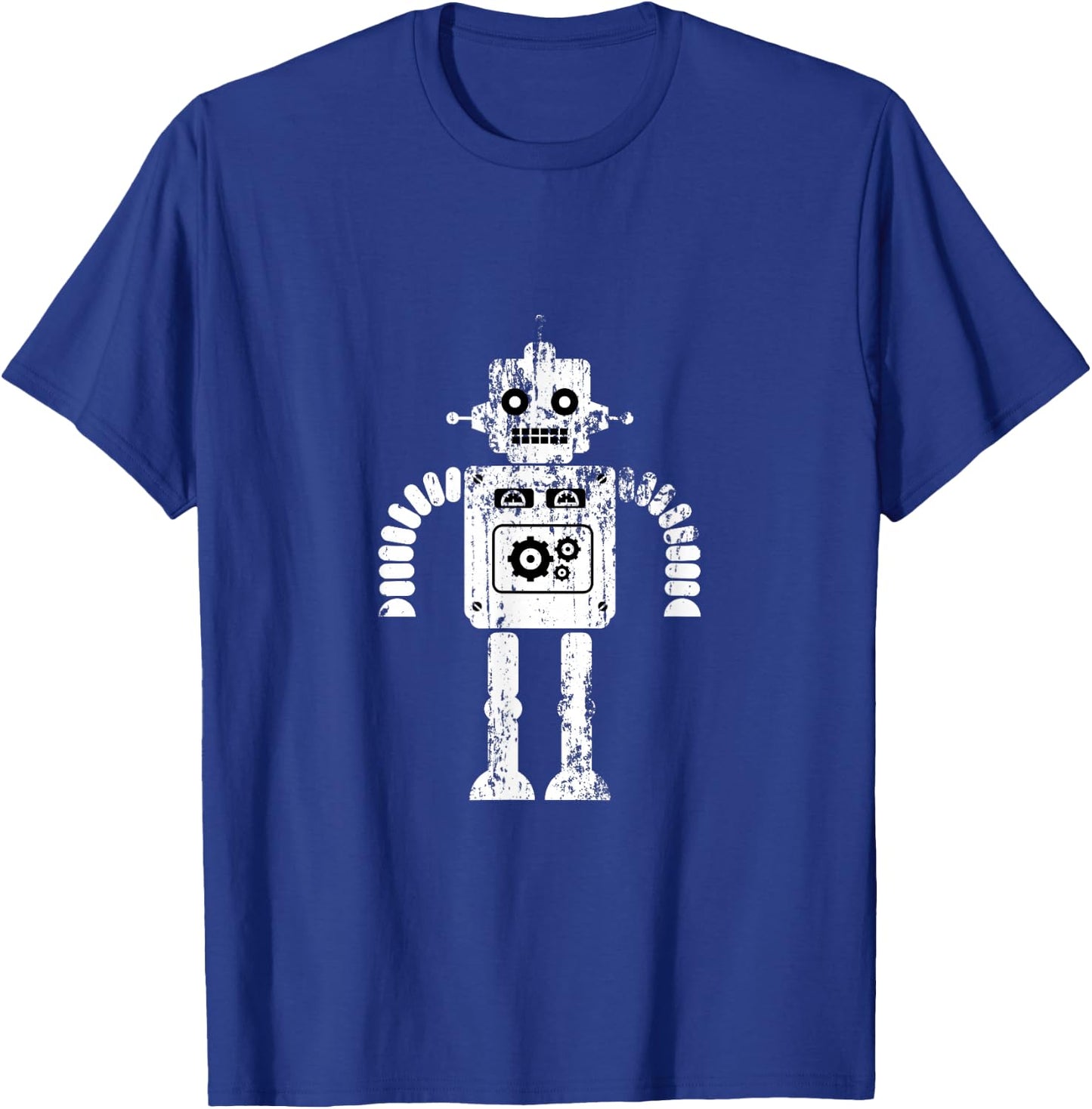 Retro Robot T Shirt Women Kids T-Shirt - T-Shirt | Royal