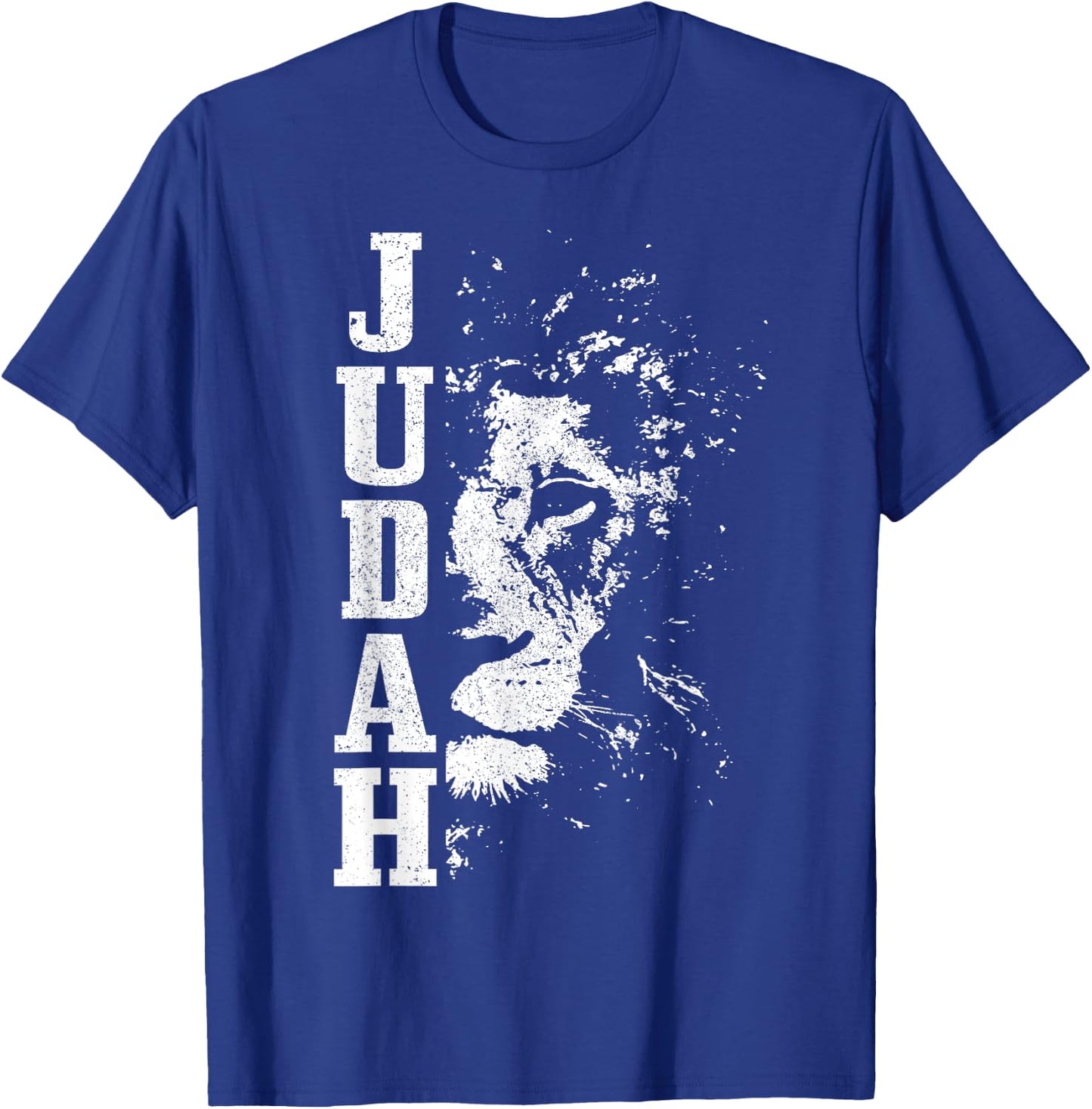 Judah Lion Israelite Vintage Reggae Israel Hebrew T-Shirt - T-Shirt | Royal