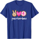 Peace Love Dance Leopard Print Mom Women Girls Cute Dancing T-Shirt - T-Shirt | Royal