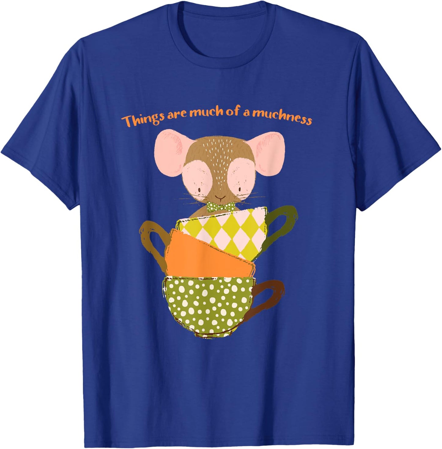 Alice in Wonderland Cute Dormouse Literary Muchness T-Shirt - T-Shirt | Royal