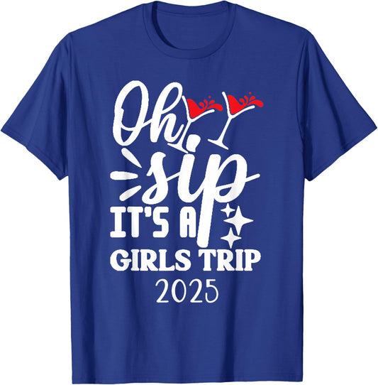 Girls Trip 2025 Weekend Vacation Matching Group T-Shirt - T-Shirt | Royal