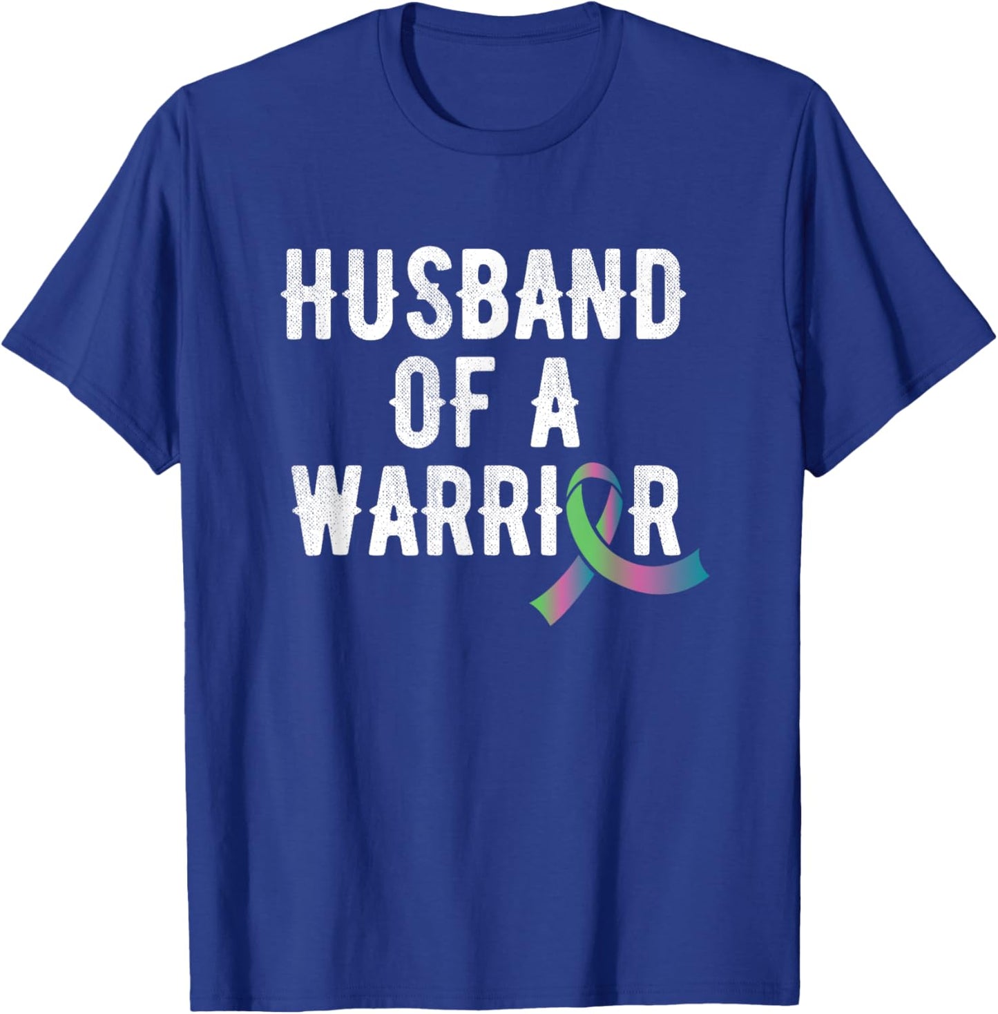 Metastasized Breast Cancer Husband Support Fighter Gesc T-Shirt - T-Shirt | Royal