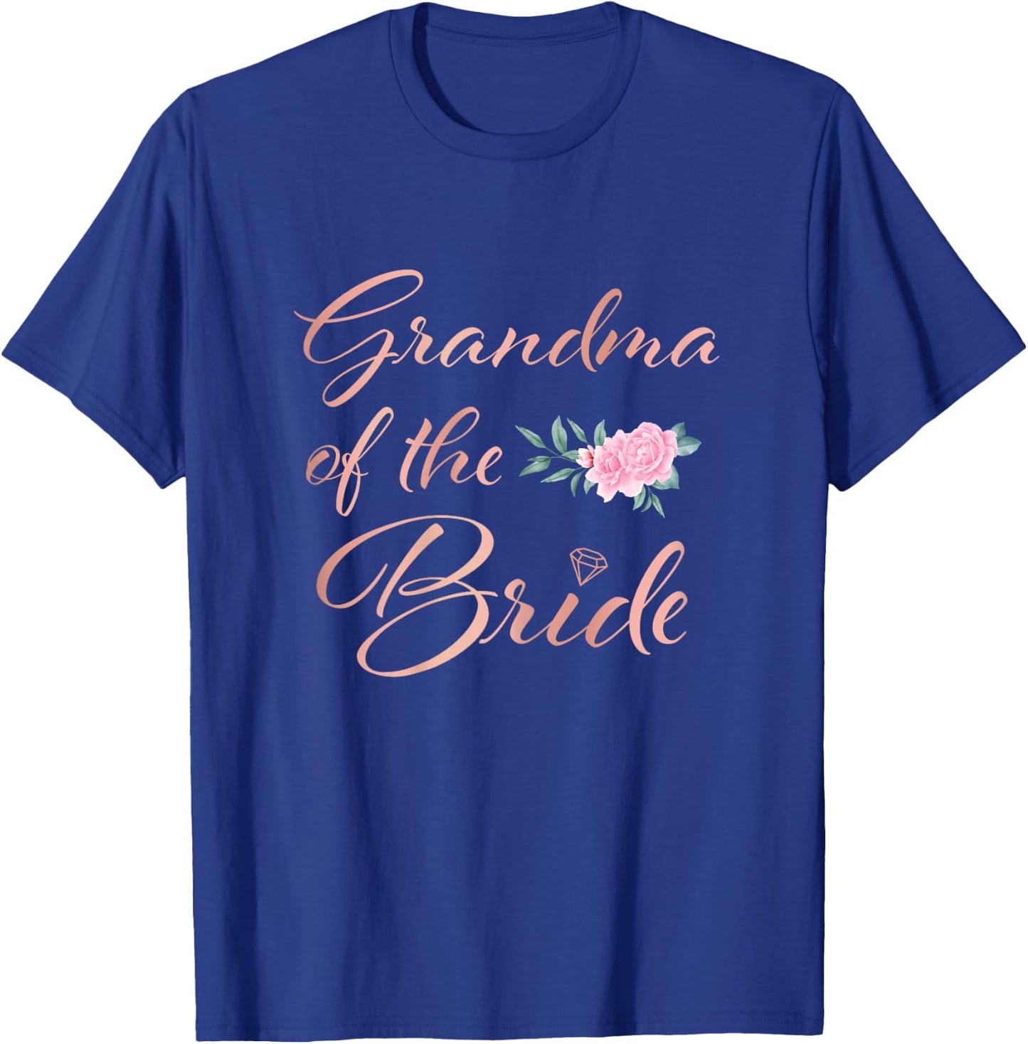Grandmother of the Bride Grandmother of the Bride Wedding T-Shirt - T-Shirt | Royal