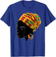 Funny Kente Cloth Head Wrap Gift African American Women T-Shirt - T-Shirt | Royal