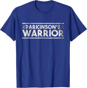 Parkinson's Warrior Parkinson's Disease Awareness Month T-Shirt - T-Shirt | Royal