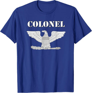 Colonel - Army Officer Rank Insignia T-Shirt - T-Shirt | Royal