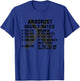 Arborist Hourly Rate Funny Tree Cutter Lumberjack Logger T-Shirt - T-Shirt | Royal
