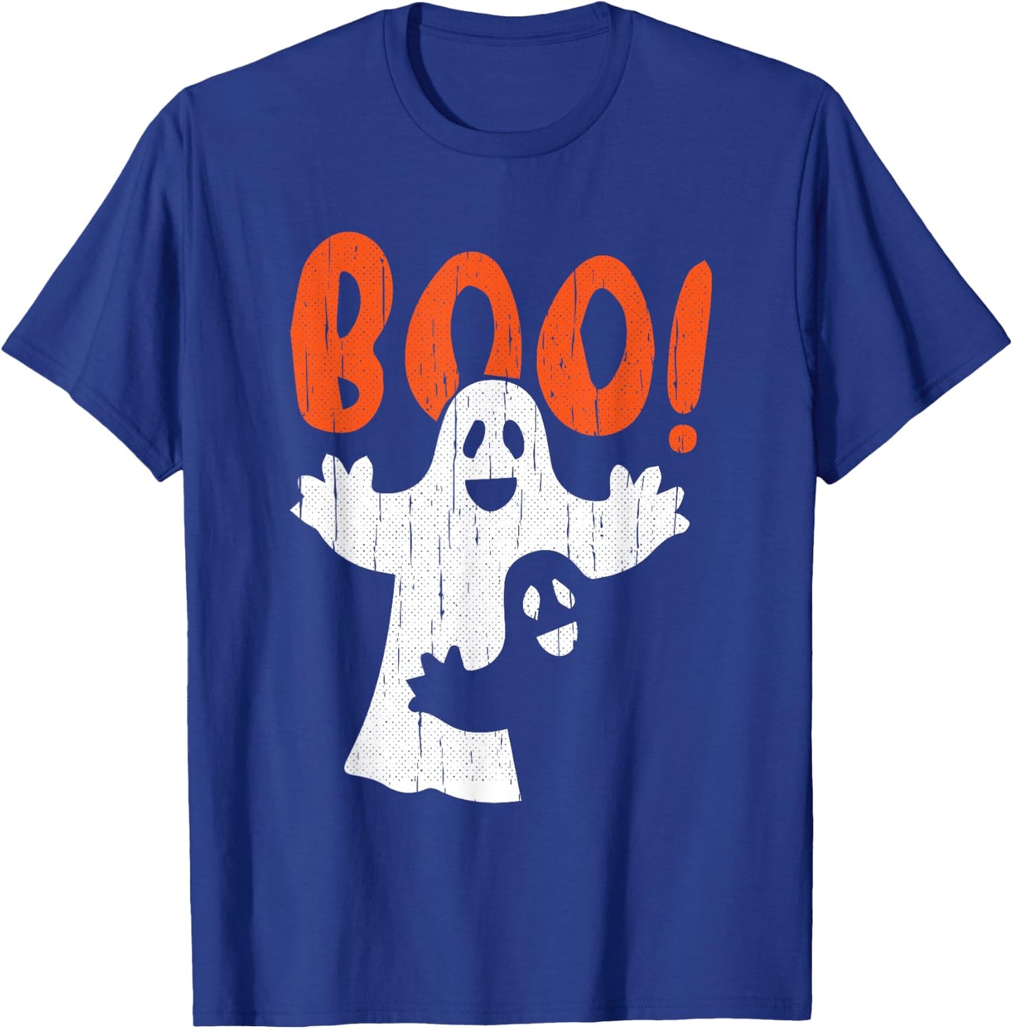 Ghost Boo Lazy Halloween Costume Funny Spirit Ghoul T-Shirt - T-Shirt | Royal