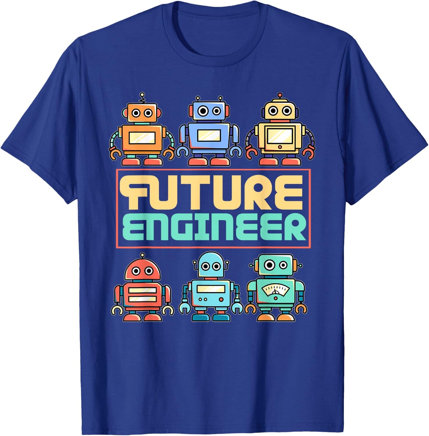 Future robot engineer child robot T-Shirt - T-Shirt | Royal