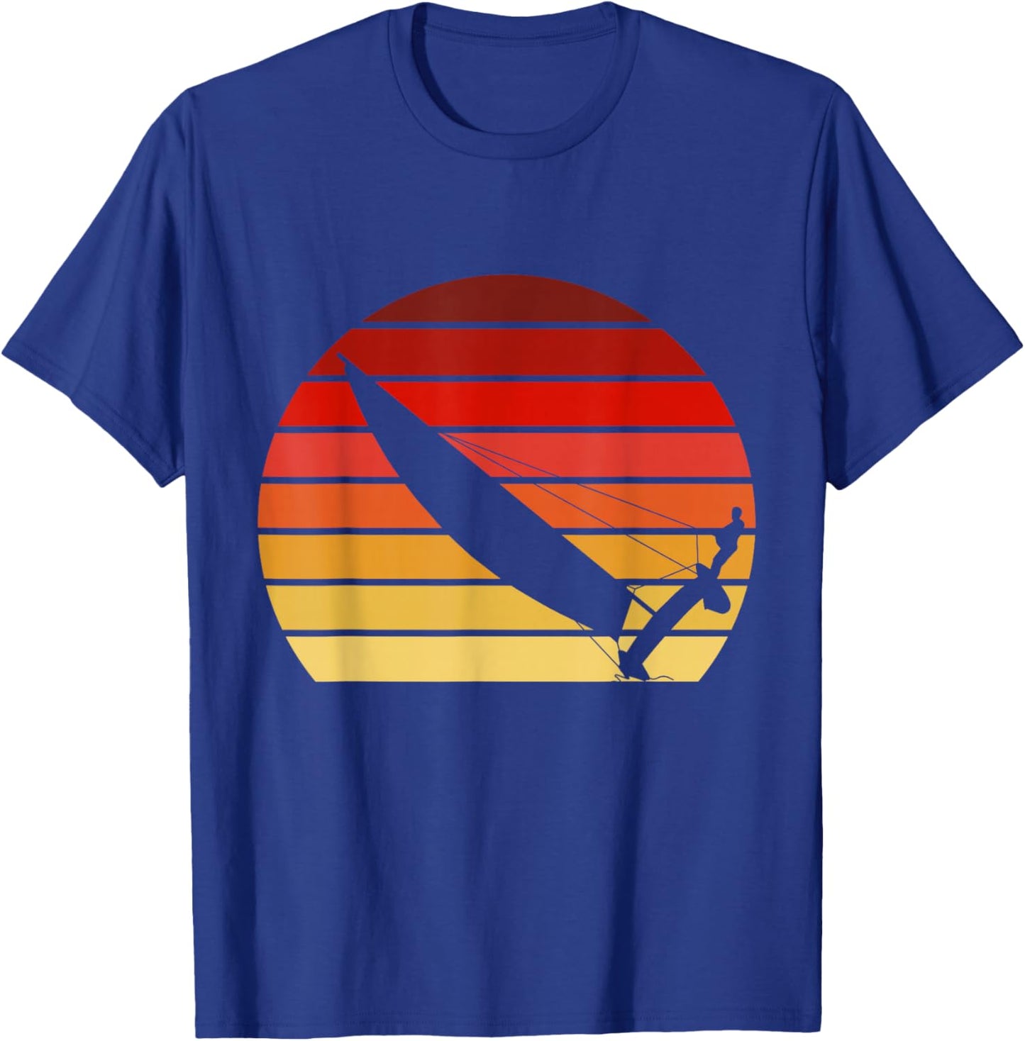 Sunset Catamaran Sailing T-Shirt - T-Shirt | Royal