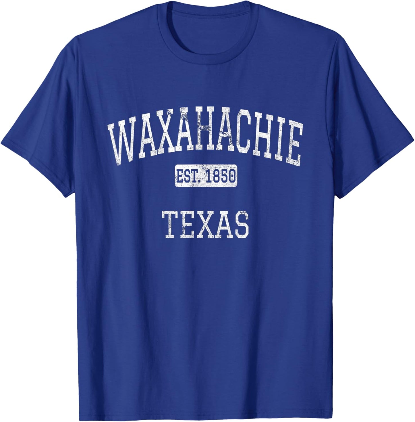 Waxahachie Texas TX Vintage T-Shirt - T-Shirt | Royal
