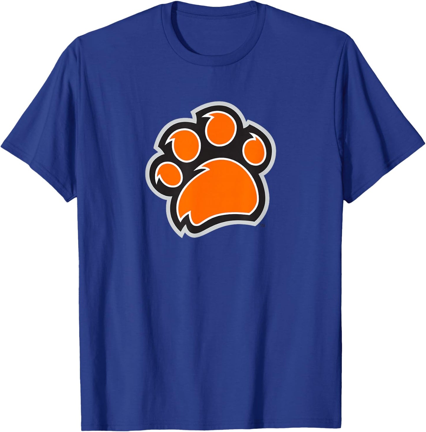 Rochester Institute of Technology Tigers Paw Logo T-Shirt - T-Shirt | Royal