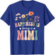 Happiness is Being a Mimi Floral Design Mimi Mother's Day T-Shirt - T-Shirt | Royal