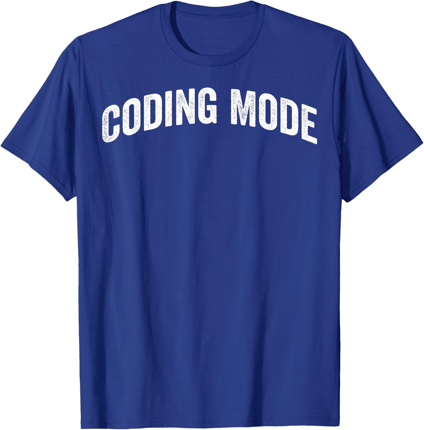 Coding Mode Programmer Developer Focus Concentration T-Shirt - T-Shirt | Royal