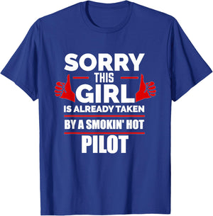 Sorry, this girl is kidnapped by Tuxedo Hot Pilot Relationship T-Shirt - T-Shirt | Royal