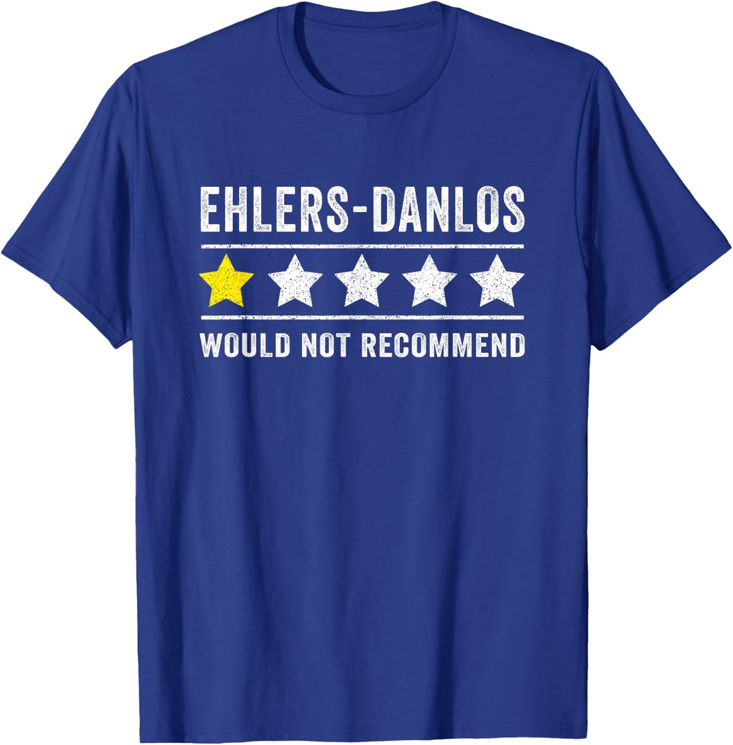 Ehlers Danlos Awareness Ehlers Danlos Syndrome Retro Vintage T-Shirt - T-Shirt | Royal