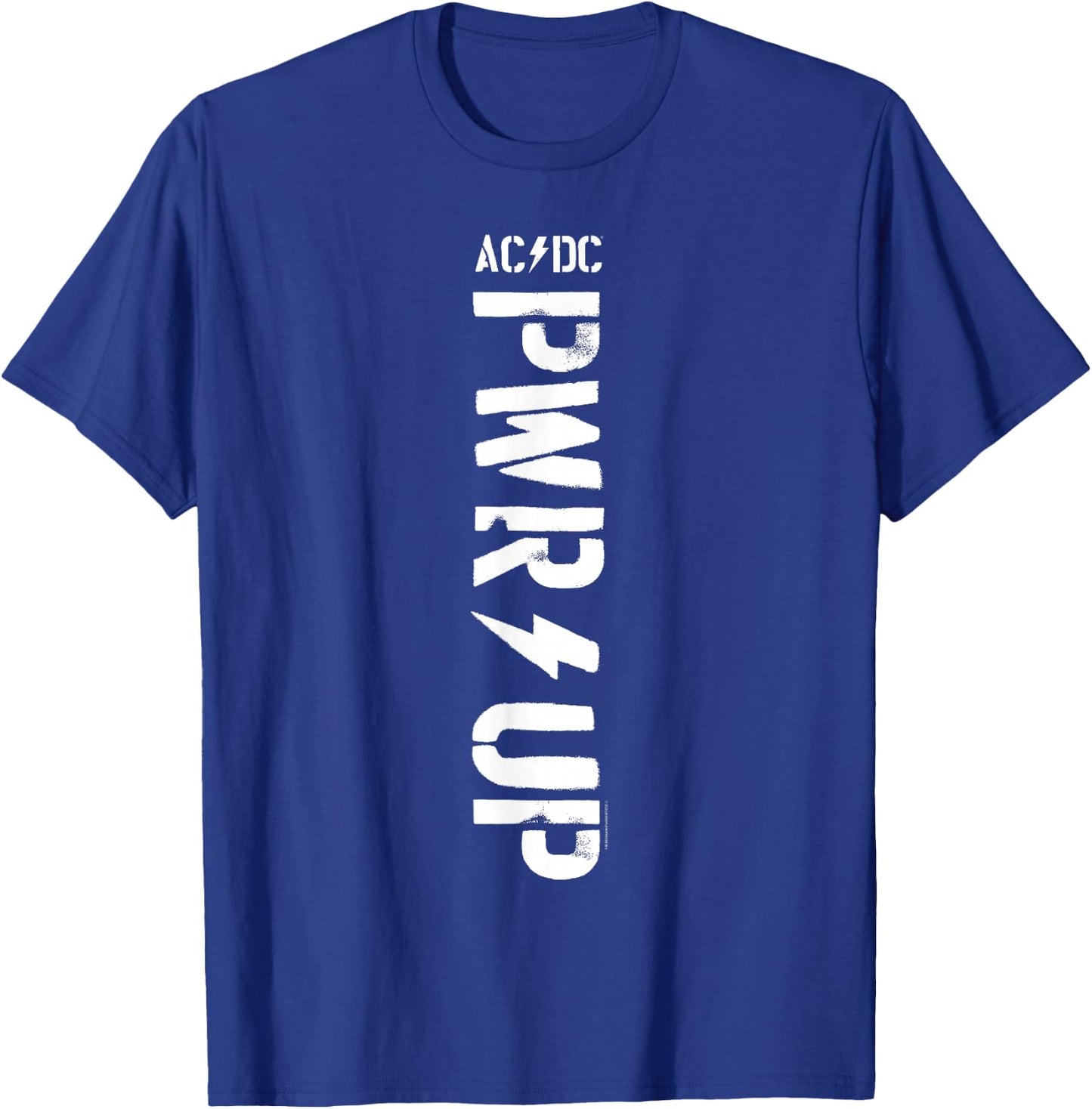 Ac/dc - Pwr Up T-Shirt - T-Shirt | Royal
