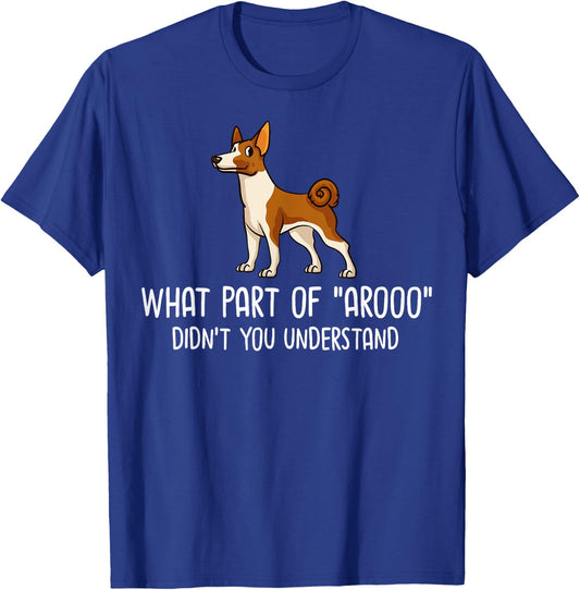 Basenji Dog Puppies Owner Lover T-Shirt - T-Shirt | Royal