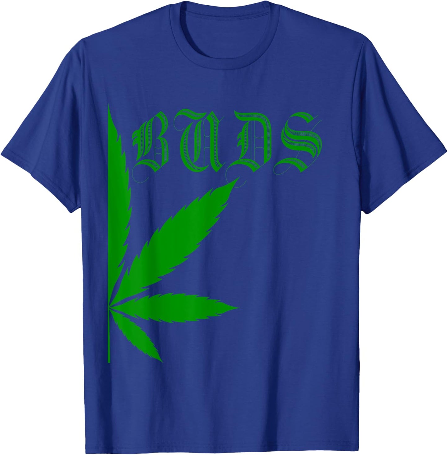 Matching Best Buds Couples Gift BFF Marijuana Leaf Weed T-Shirt - T-Shirt | Royal