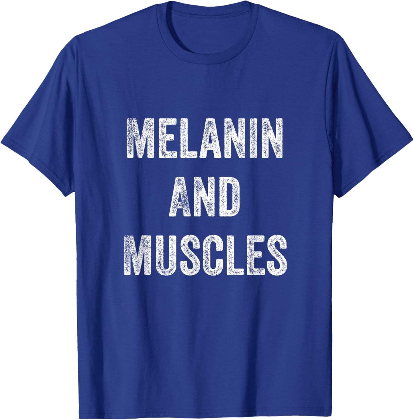 Black Pride Fitness Shirt Women | Melanin and Muscle T-Shirt - T-Shirt | Royal