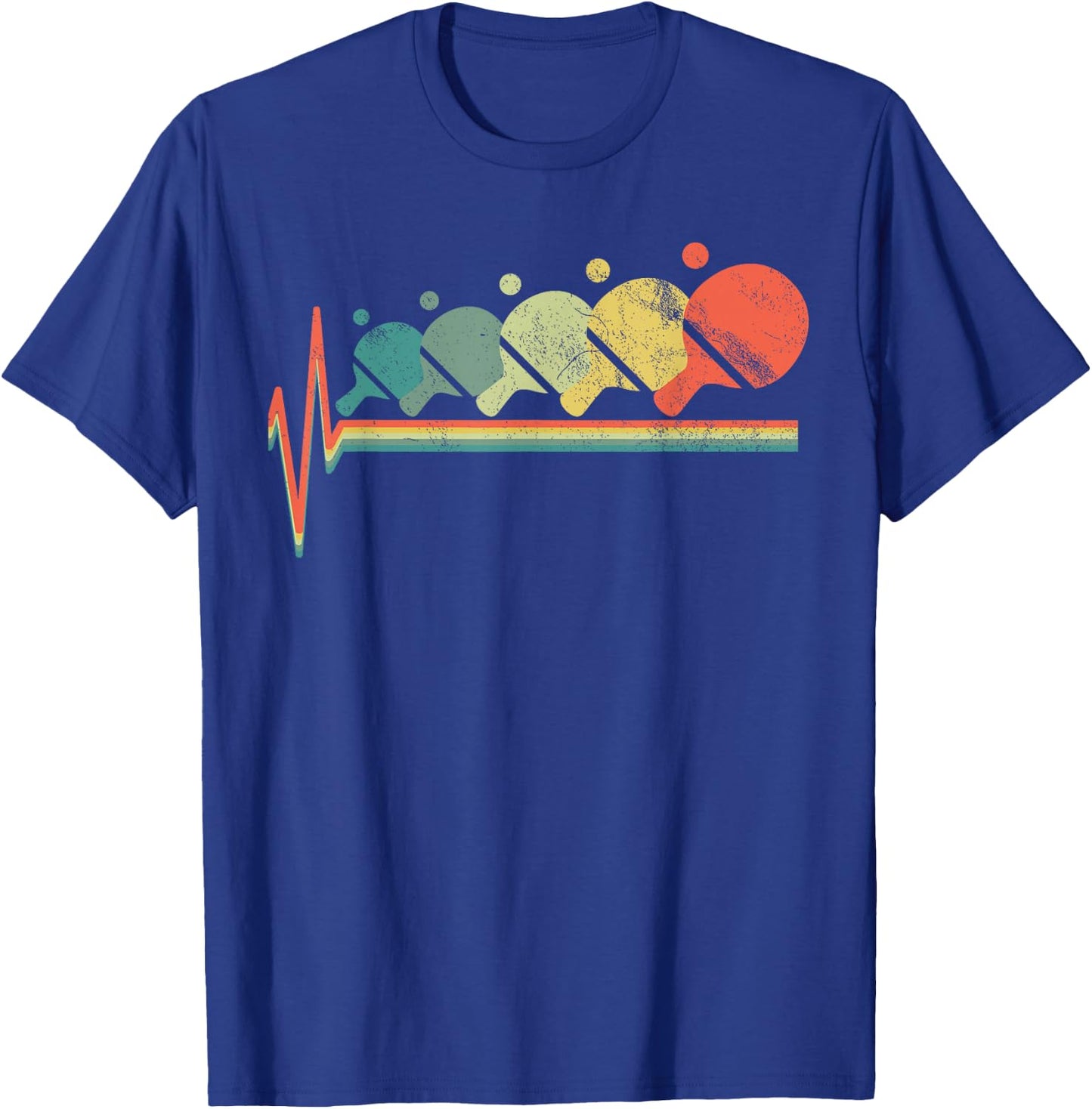 Table Tennis Heartbeat T-Shirt - T-Shirt | Royal