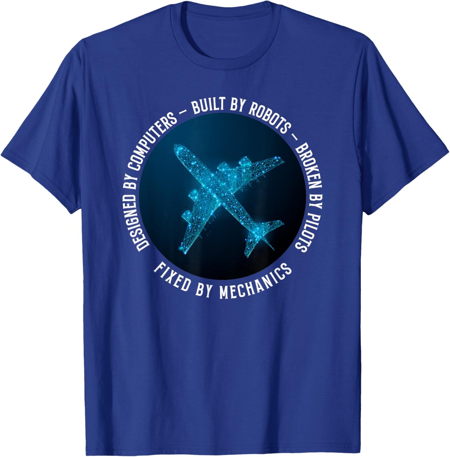 Aircraft Mechanic Theme - Maintenance Engineer Technician T-Shirt - T-Shirt | Royal