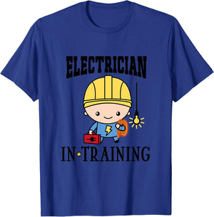 Kids Future Electrician in Training T-Shirt - T-Shirt | Royal