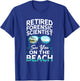 Sunglasses Beach Retired Forensic Scientist T-Shirt - T-Shirt | Royal