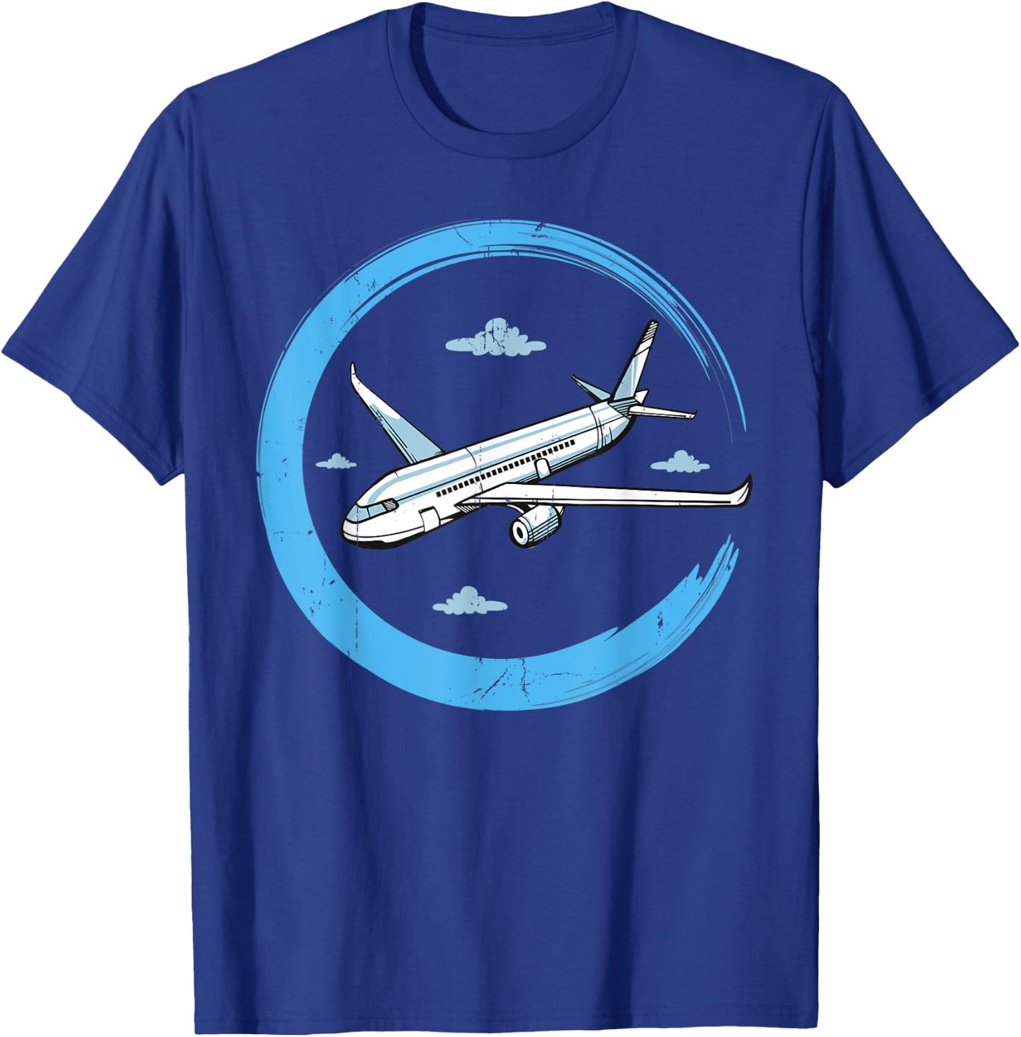 Pilot Aviation Sky Airplane Aircraft Aviatrices Aviator T-Shirt - T-Shirt | Royal