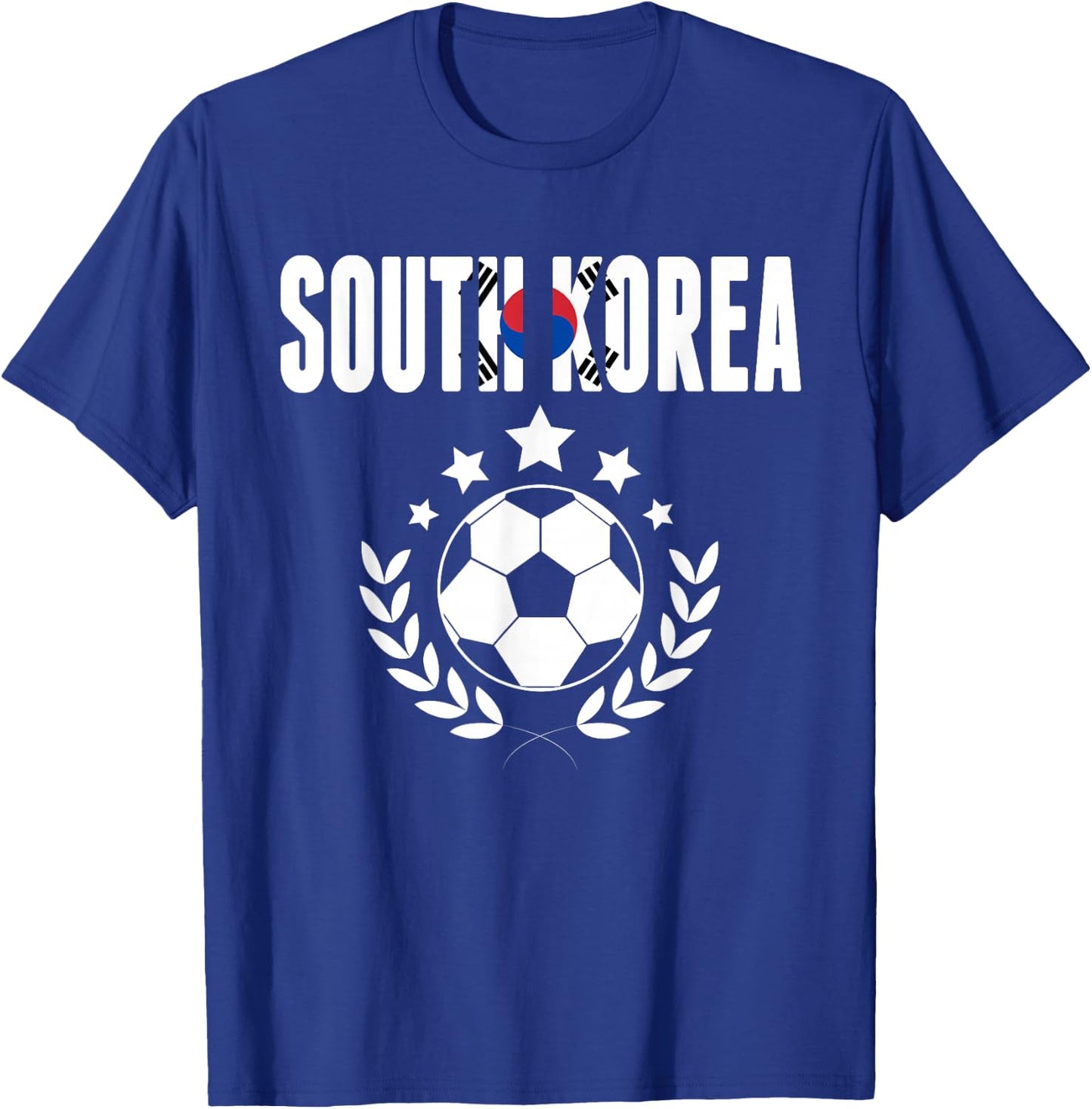 South Korea Soccer Fans Jersey - Korean Flag Football Lovers T-Shirt - T-Shirt | Royal