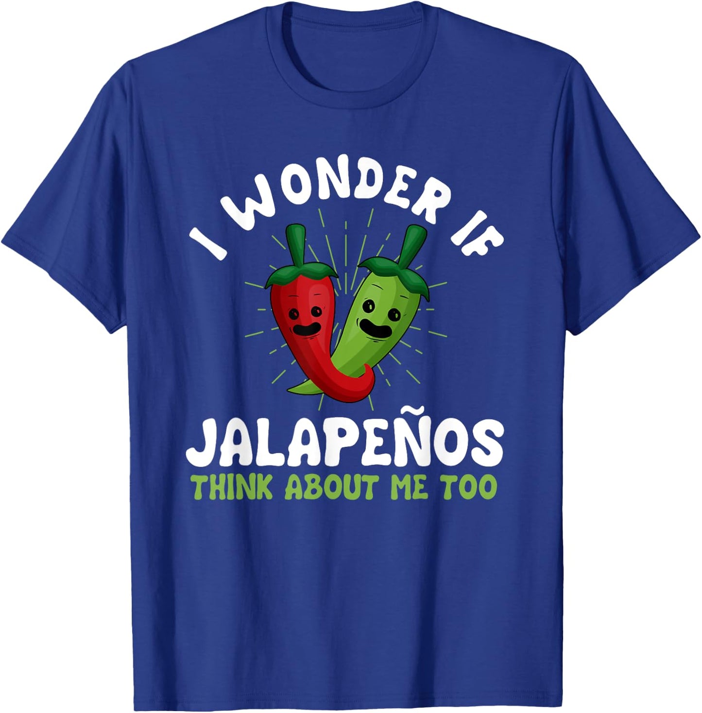 Funny Jalapeno Design Chili Pepper T-Shirt - T-Shirt | Royal